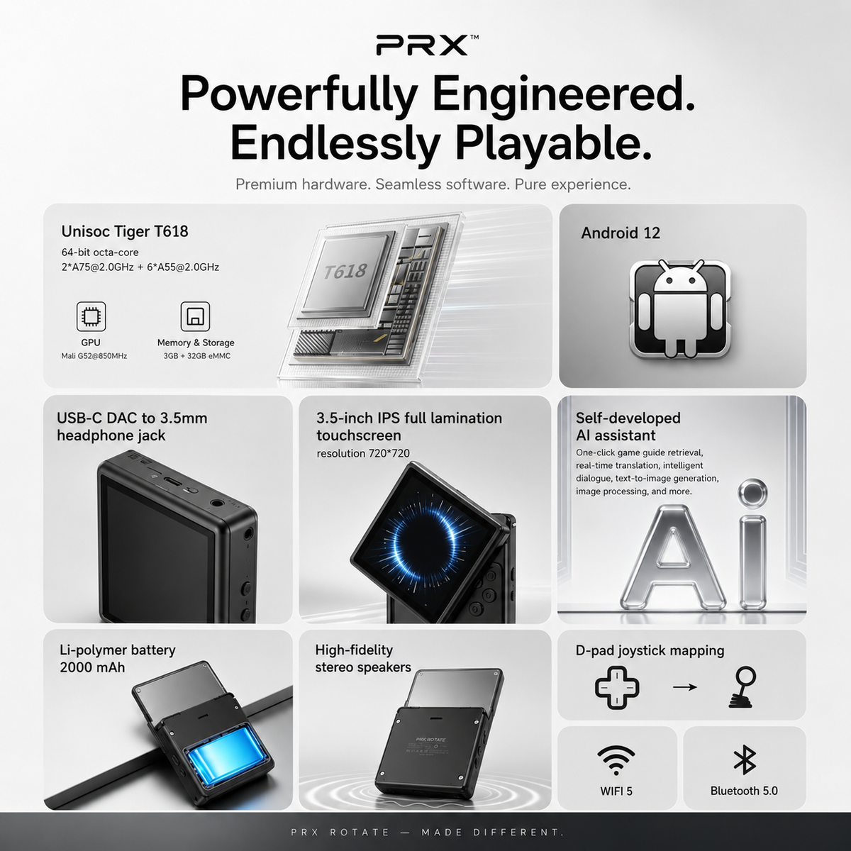 PRX Rotate - Pocket Entertainment Device