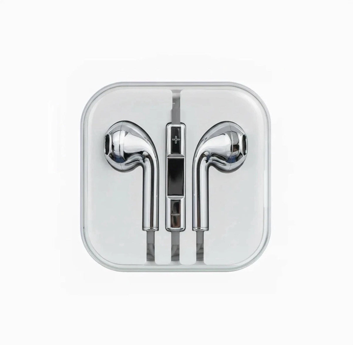 Silver Wired Earphones