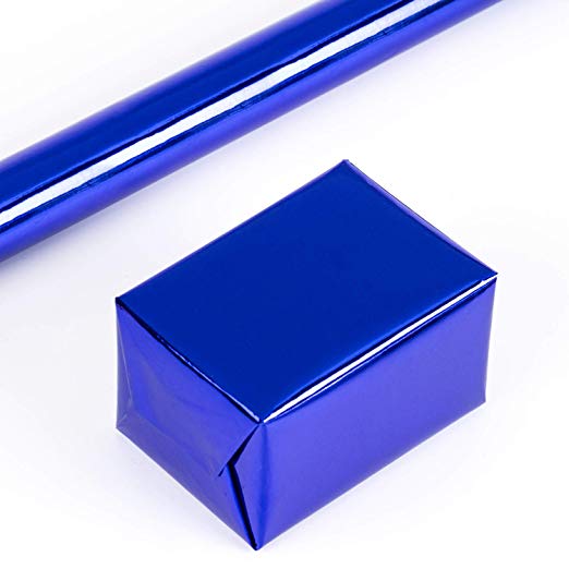 Blue Metallic Paper